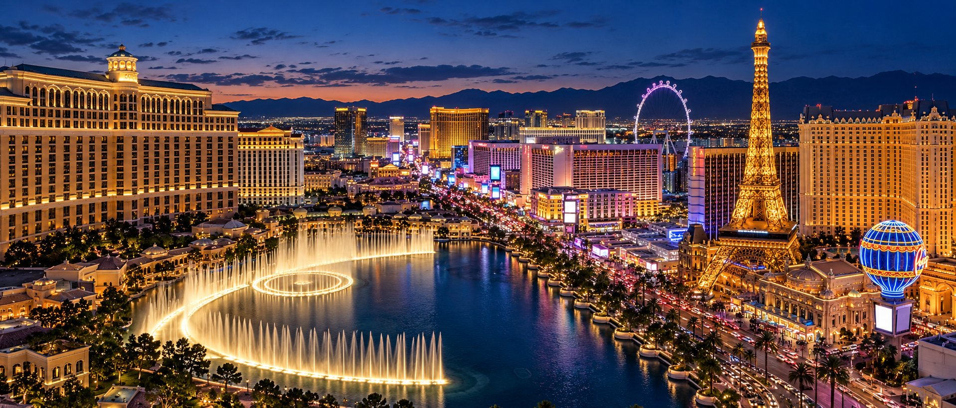 Las Vegas Strip at Blue Hour