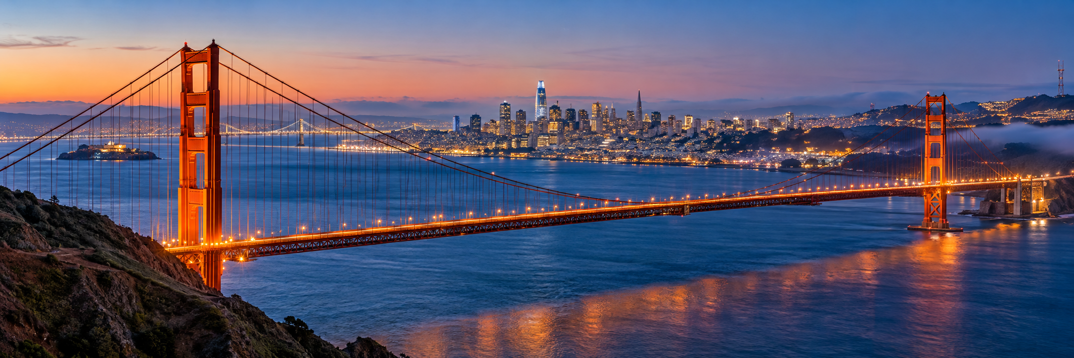 Golden Gate at Twilight